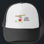 Off Duty Surfing Santa Trucker Hat<br><div class="desc">Off Duty Surfing Santa</div>