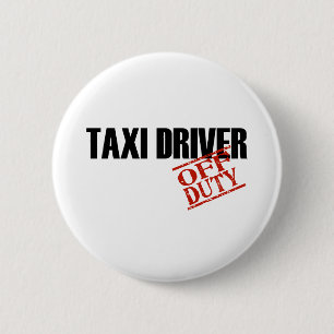 OFF DUTY TAXI DRIVER LIGHT 6 CM ROUND BADGE
