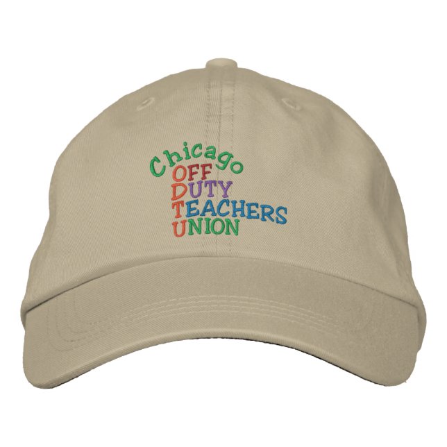 Off Duty Teachers Cap by SRF (Front)