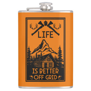 OFF GRID LIFE HIP FLASK