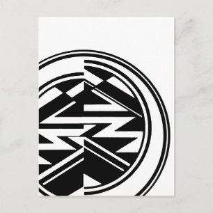 Off Kilter Geometrics Postcard