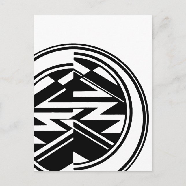 Off Kilter Geometrics Postcard (Front)