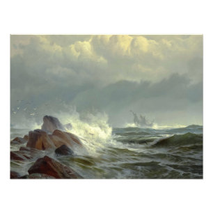 Off Norman's Woe by Edward Moran Photo Print