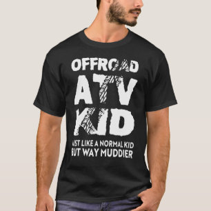 Off Road ATV Kid Quad 4 Wheeling Boys T-Shirt