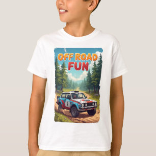 Off Road Car Adventure Kids Racing Trail 🚙 T-Shirt