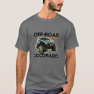 Off-Road Colorado 4X4 ATV Customise Text T-Shirt