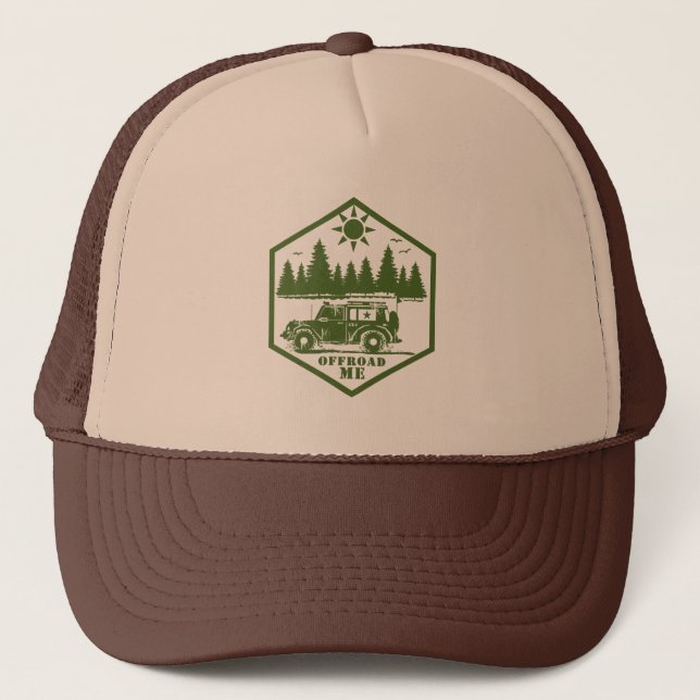 OFF ROAD ME  TRUCKER HAT (Front)