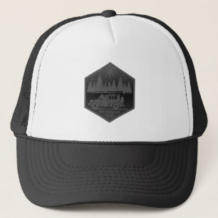 OFF ROAD ME Wilderness BW Trucker Hat