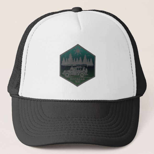 OFF ROAD ME Wilderness G Trucker Hat (Front)
