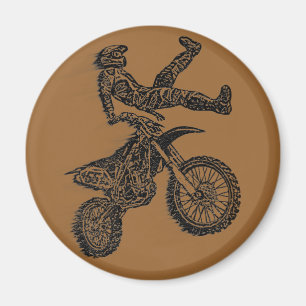 Off road moto magnet