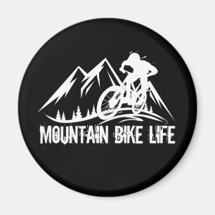 off road mountain biking life magnet