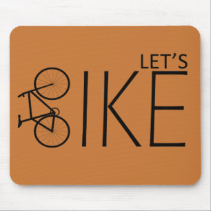 off road mountain biking saying mouse mat