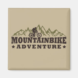 off road mountainbike adventure magnet