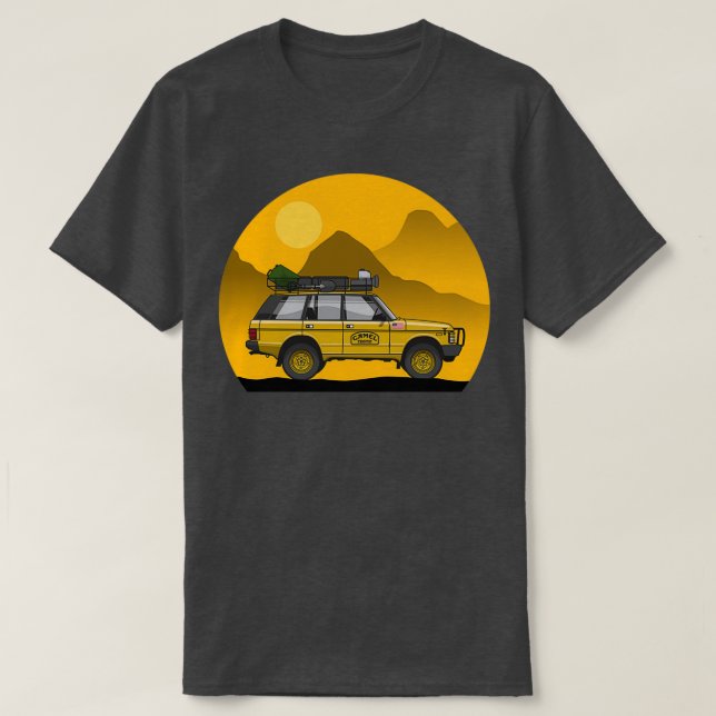 Off road Overlander 4x4 Design  T-Shirt (Design Front)
