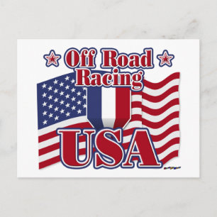 Off Road Racing USA Postcard