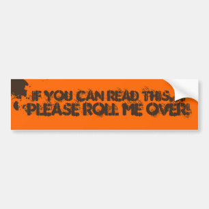 Off Road - Roll Me Over Bumper Sticker