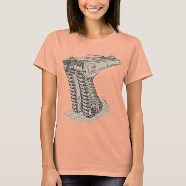 Off Road Rolling Stone Rock N Roll Rolls Royce T-Shirt (Front)