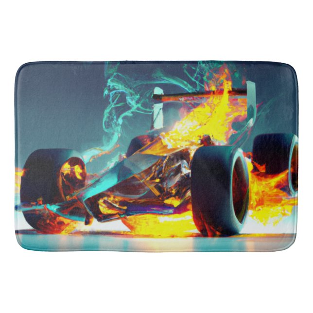  Off-Road Round Clock Throw Blanket Drawstring Bag Bath Mat (Front)