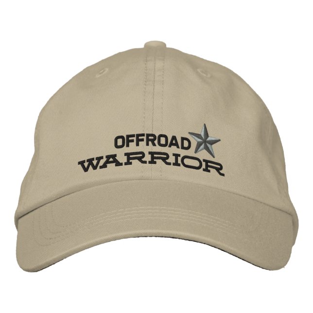 Off Road Warrior Star Embroidered Hat (Front)