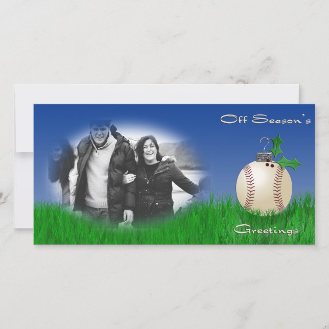 Off Seasons Greetings Photo Template (Front)