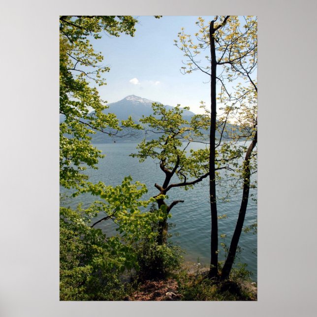 Off the Beaten Path Country Lake Landscape Poster (Front)