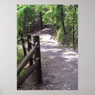 Off the Beaten Path Country Landscape Poster