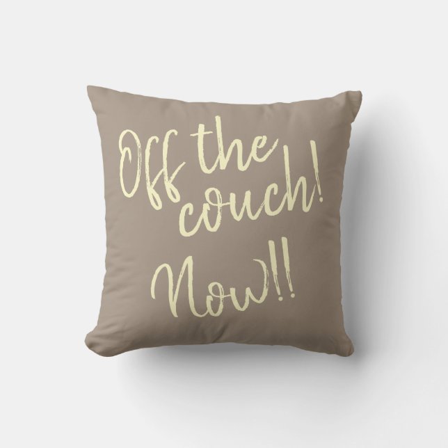 Off the Couch! Cushion (Front)