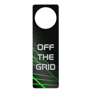 Off The Grid Door Hanger