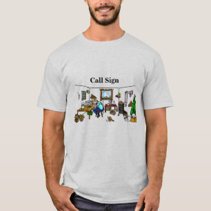 Off-The-Grid Ham Radio Operator Funny T-shirt