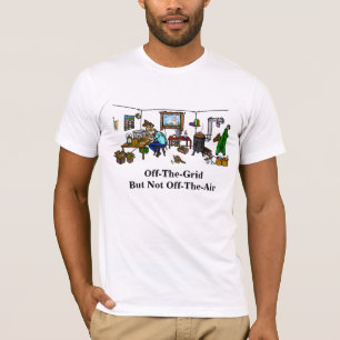Off-The-Grid not Off-The-Air Ham Radio T-shirt