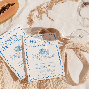 Off The Market Bridal Shower, Farmer's Market Invitation
