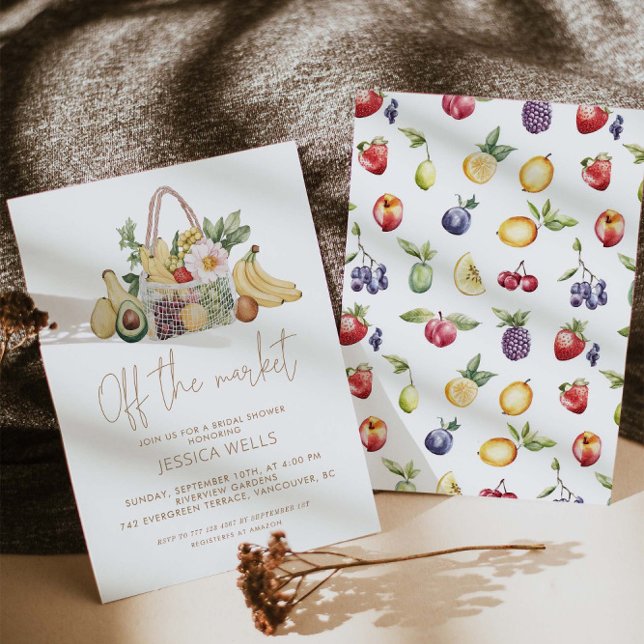 Off The Market Bridal Shower  Invitation (Creator Uploaded)