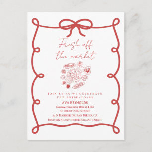 Off The Market Bridal Shower Invitation Template