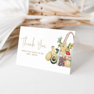 Off The Market  Bridal Shower Thank You  Card