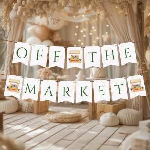 Off the Market Farmers Flower Market Bridal Shower Bunting