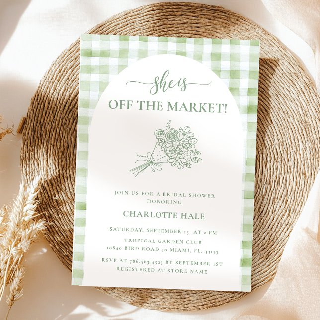 Off the Market Farmer's Market Bridal Shower Invitation (Creator Uploaded)
