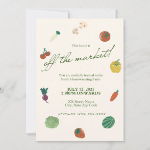 Off the Market Housewarming Party Invitation