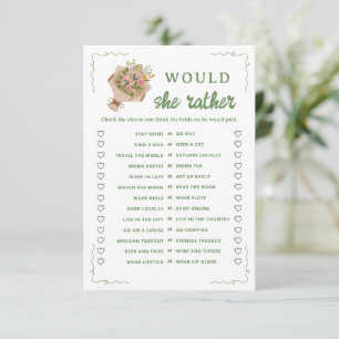 Off The Market Would She Rather Game Invitation