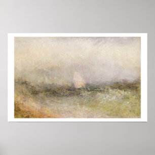 Off the Nore: Wind and Water, 1840-5 (oil on paper Poster