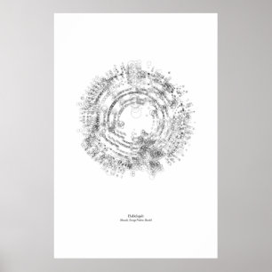 Off the Staff: Hallelujah (black) Poster