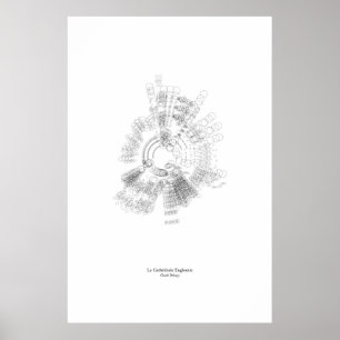 Off the Staff: La Cathédrale Engloutie (black) Poster
