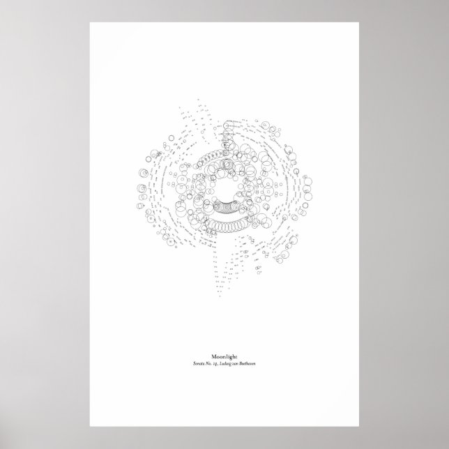 Off the Staff: Moonlight (black) Poster (Front)