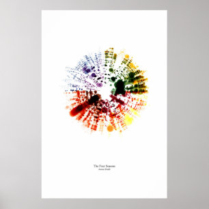 Off the Staff: The Four Seasons (colour) Poster