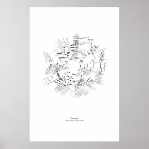 Off the Staff: The Four Seasons - Summer (black) Poster