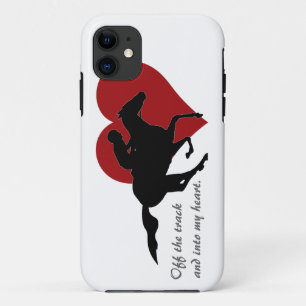 Off the track and into my heart iPhone Case