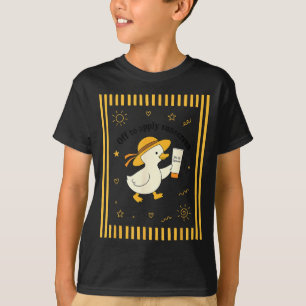 Off to Apply Sunscreen Duck Summer Beach Vacation T-Shirt