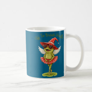 Off To Break Hearts Funny Frog Valentines Women Gi Coffee Mug