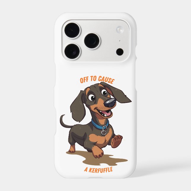 Off to Cause A Kerfuffle Dachshund (Back)