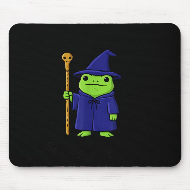 Off To Commit Shenanigans Frog Wizard Fantasy Quot Mouse Mat (Front)