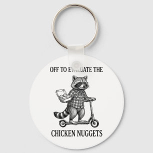 Off To Evaluate The Chicken Nuggets Dad Tax _1 Key Ring